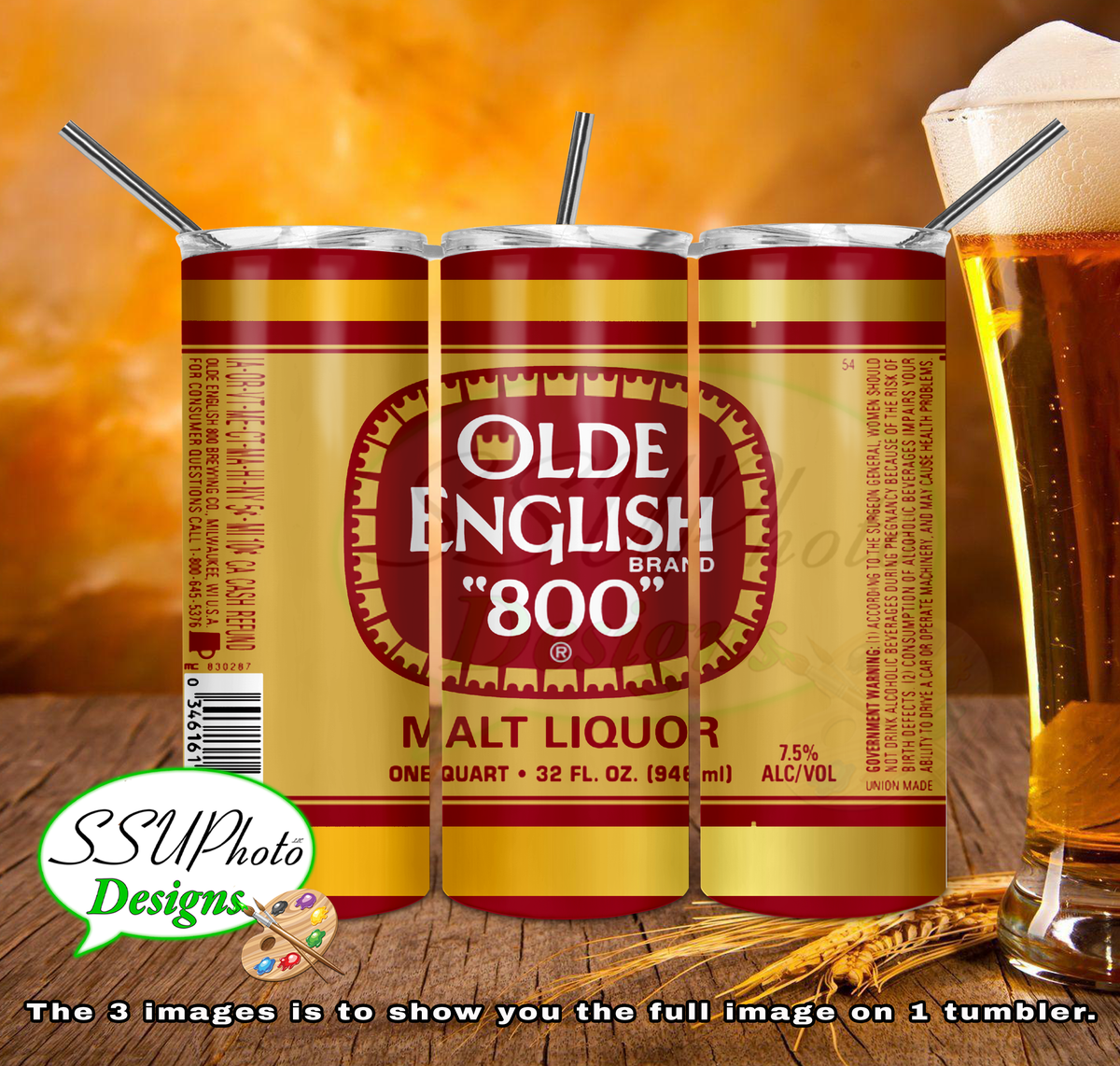 Old Olde English 800 40 ounces oz Bottle Classic Beer Vinyl Die Cut Sticker