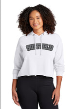 Suffield Embroidered/Look Crop Hoodie