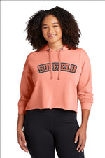 Suffield Embroidered/Look Crop Hoodie