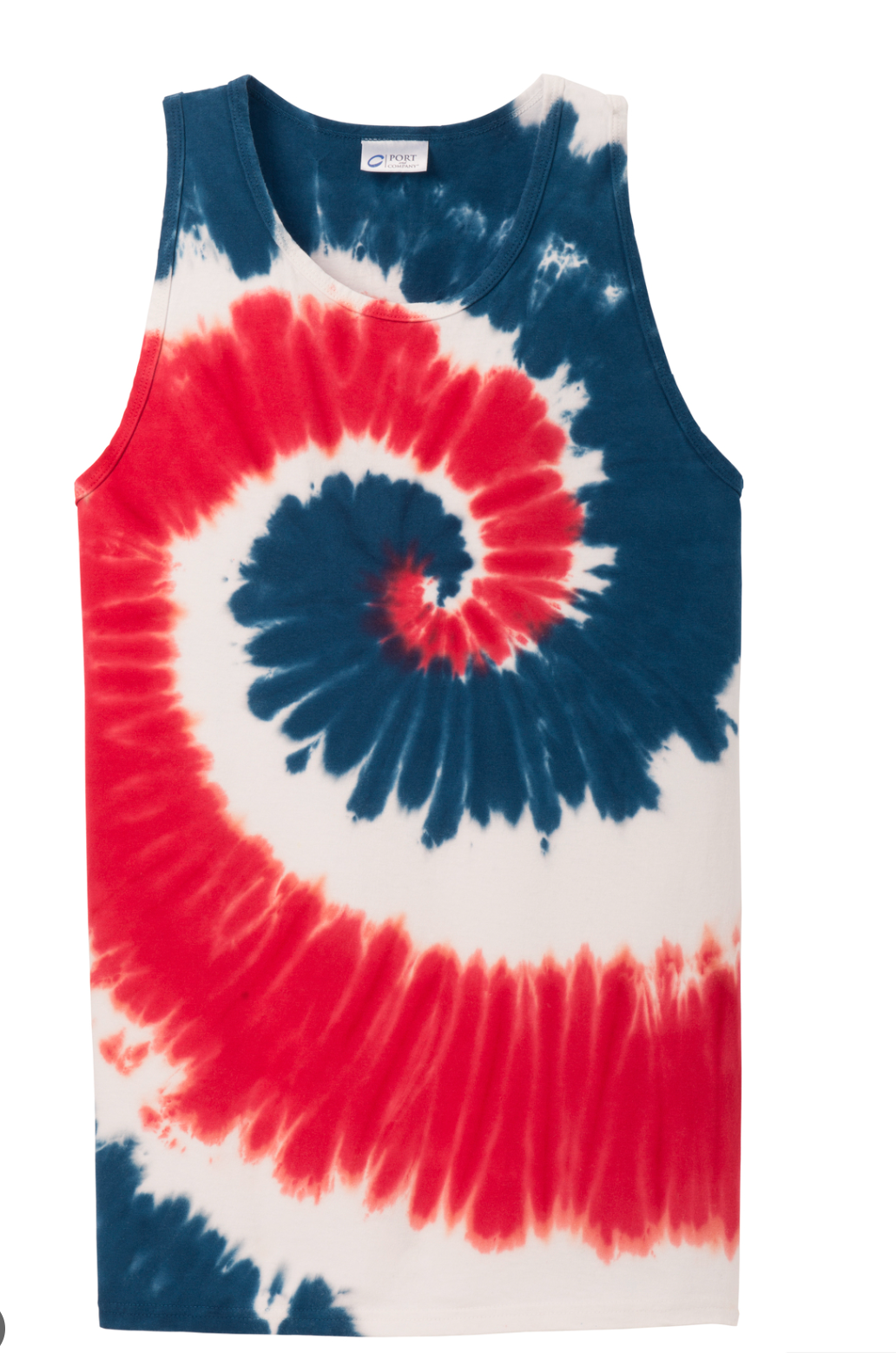 Port & Company Tie-Dye Mens/Unisex Cotton Tank Top USA