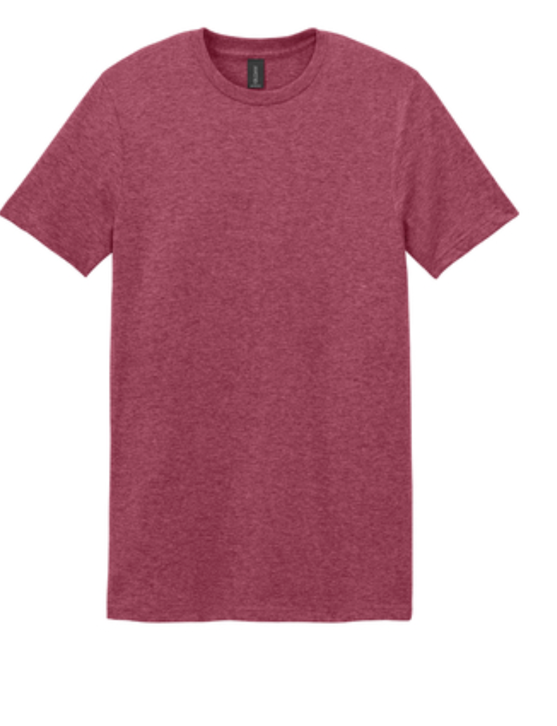 Gildan Heather Cardinal Mens/Unisex S/S Shirts