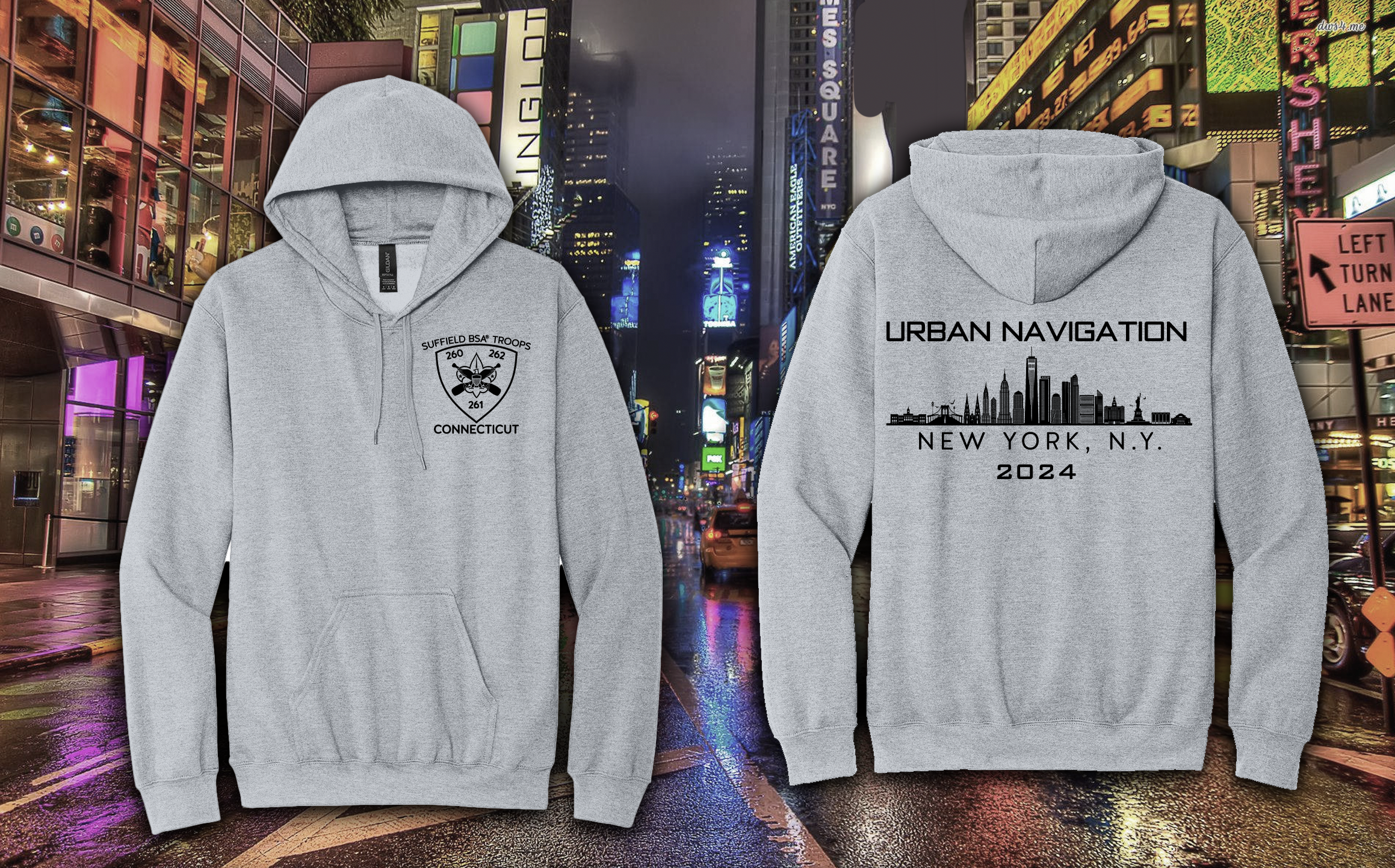 Urban Navigation  2024 Hoodie (Troop 260/262)