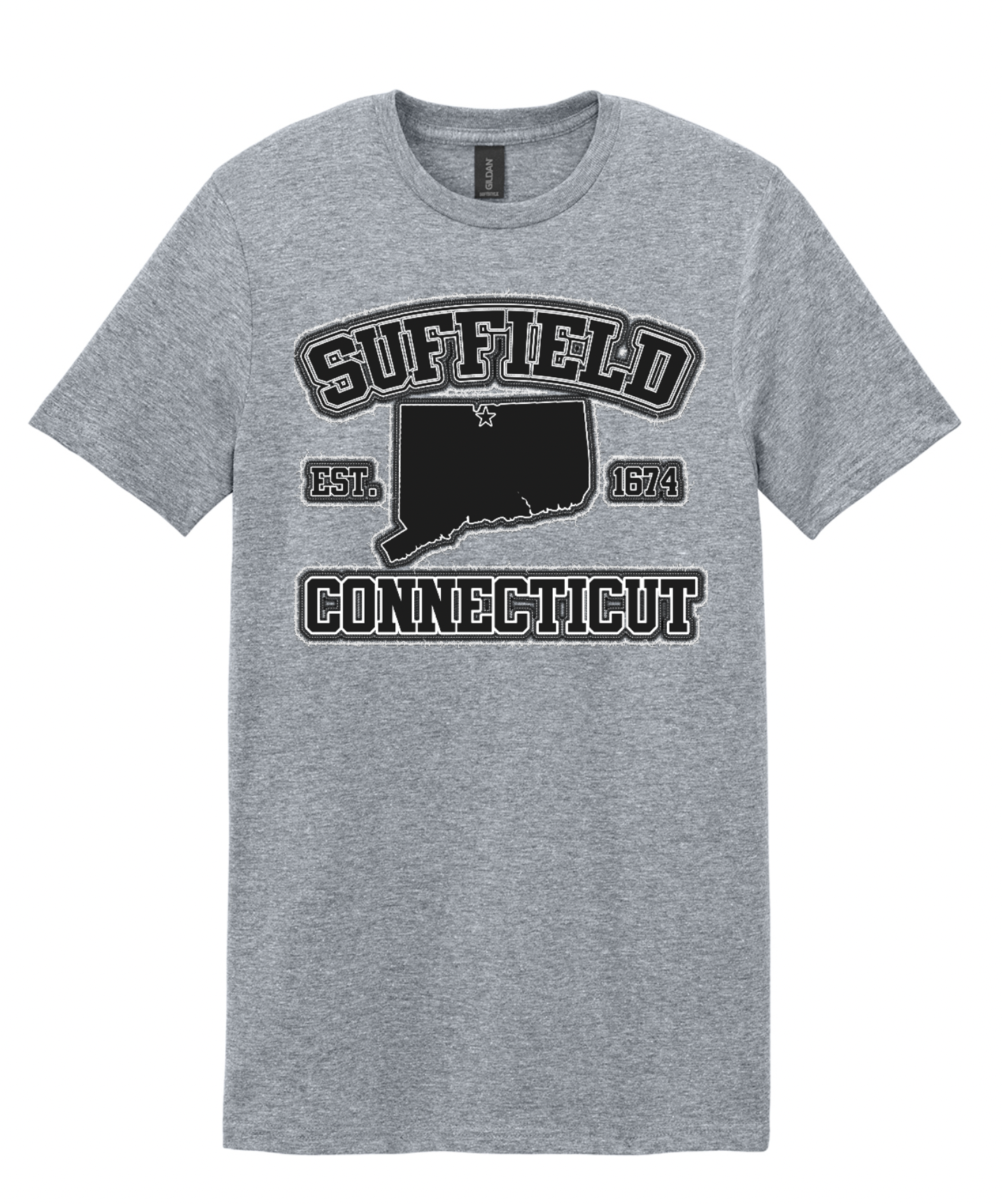 Suffield Embroidered/Look SoftStyle Tee Unisex