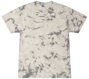 Tie-Dye Mens/Unisex Cotton Short Sleeve Shirt Crystal Wash