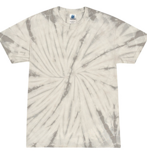 Tie-Dye Mens/Unisex Cotton Short Sleeve Shirt Spider Wash