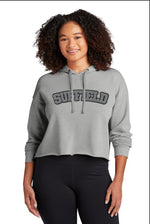 Suffield Embroidered/Look Crop Hoodie