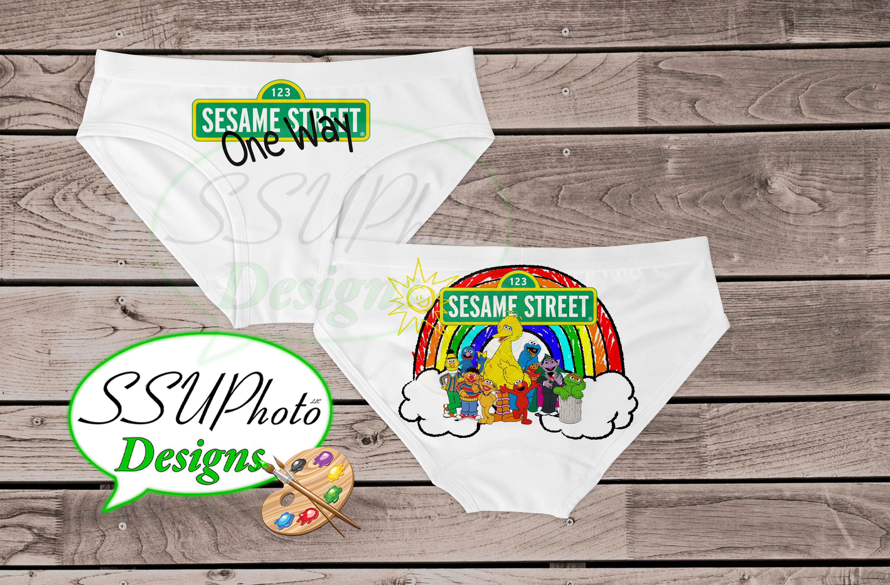 Sesame Street Women Bikini Underwear Digital File – SSUPhoto Designs