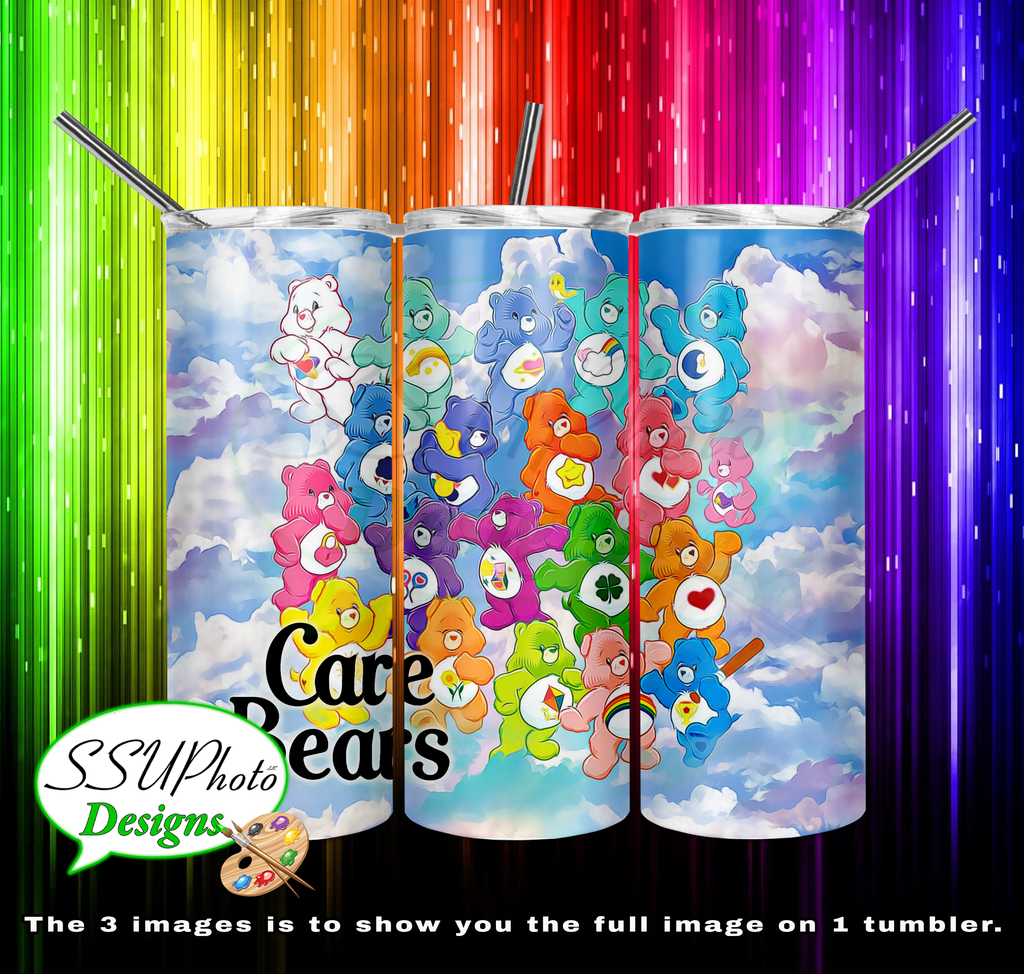 Care Bears Group 20 oz and 30oz OZ Skinny TumblerD Digital Design