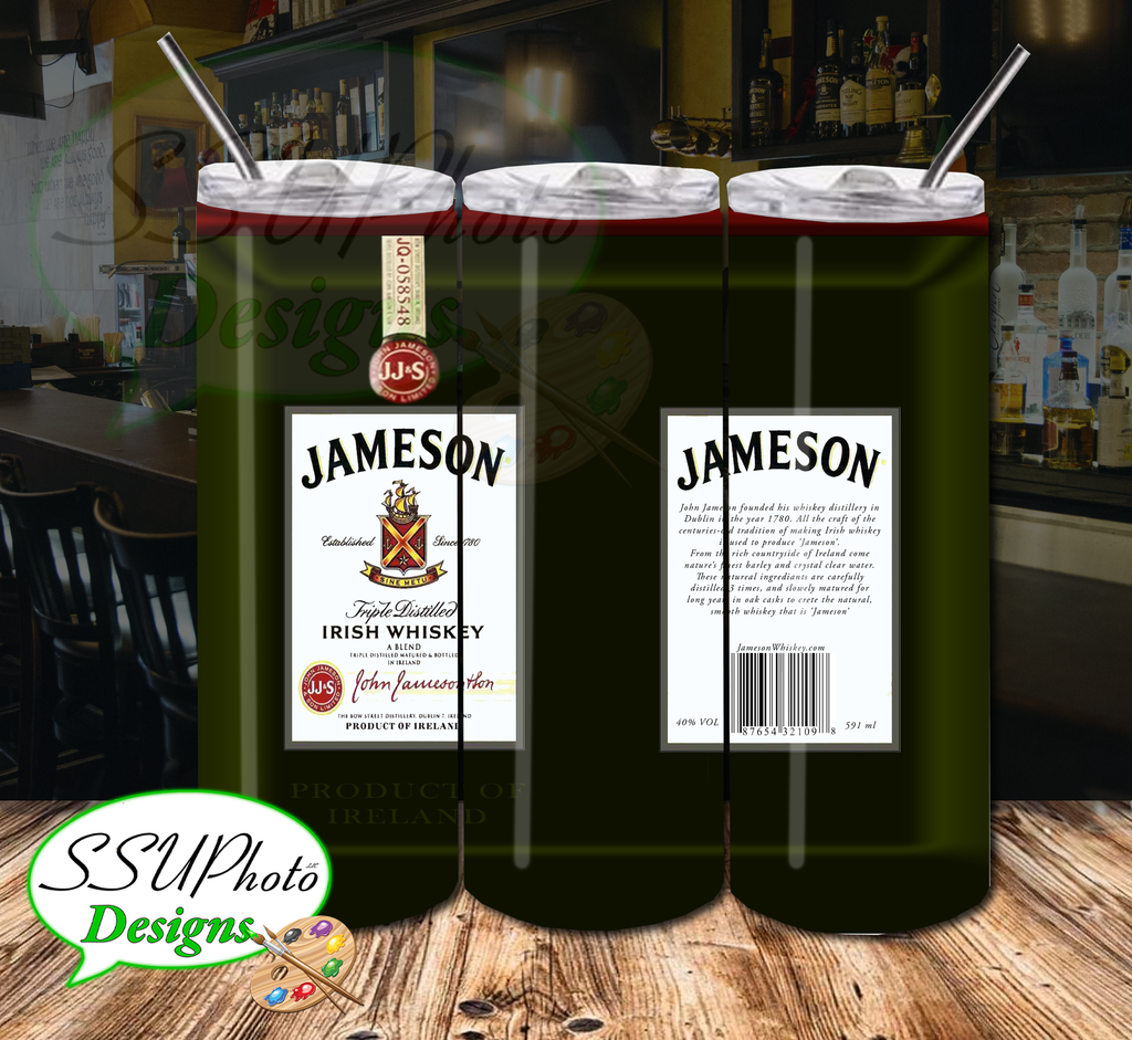 Jameson 20 OZ Skinny TumblerD Digital Design