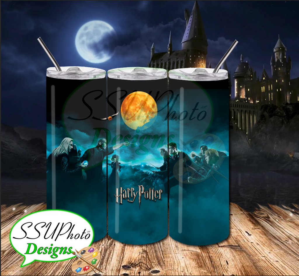 HP Fight  20 OZ Skinny TumblerD Digital Design