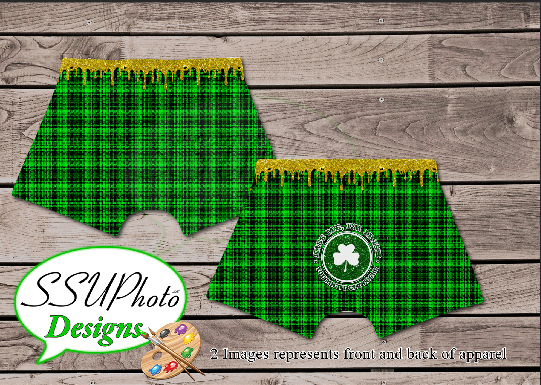 Irish Lucky Mens Boxers Digital File