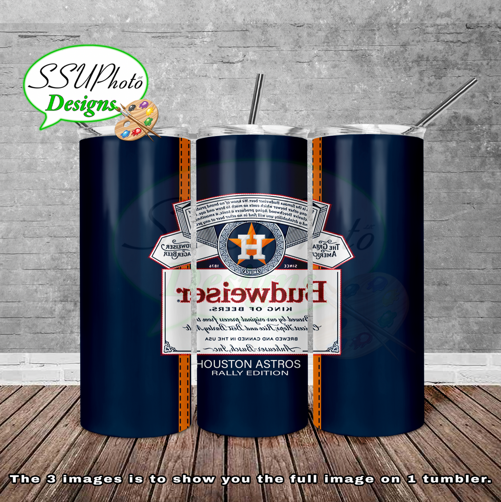 H A Bud Rally   20 oz and 30oz OZ Skinny TumblerD Digital Design