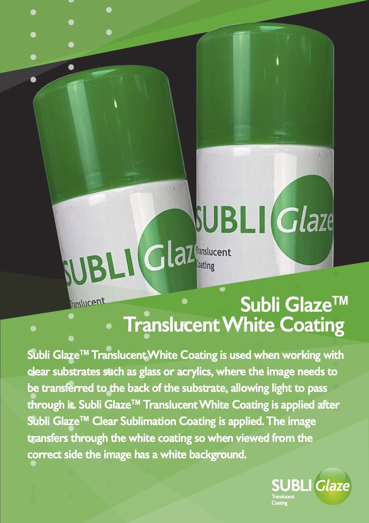 Subli Glaze™ Opaque White Spray Coating 13.5oz